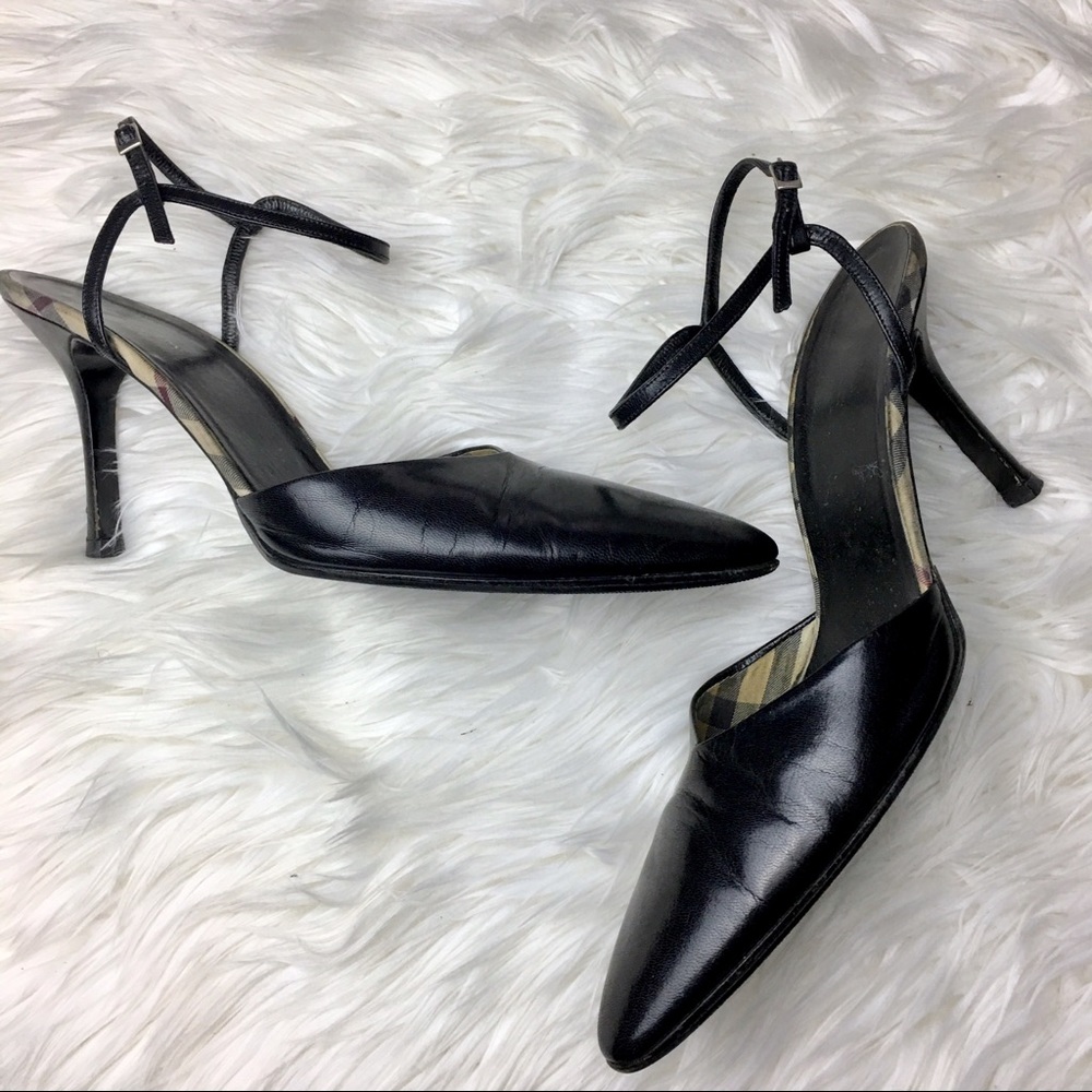 Burberry Ankle Strap Heels